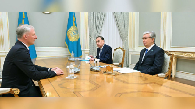 К.Токаев принял посла Европейского Союза в Казахстане