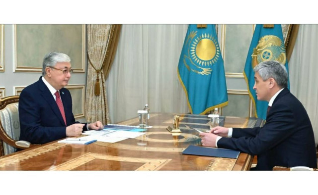 Президент Казахстана принял акима Карагандинской области
