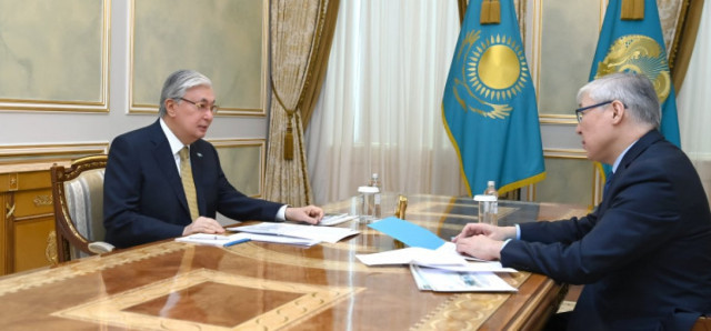 President Tokayev receives Ulytau region governor