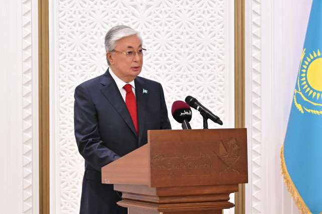 Президент Казахстана выступил перед членами Консультативного совета Государства Катар