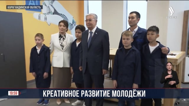 К. Токаев посетил Дворец школьников «Кәусар»