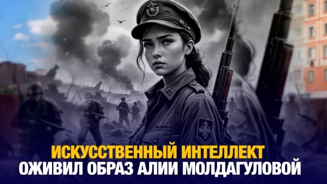 Искусственный интеллект оживил образ героя Алии Молдагуловой