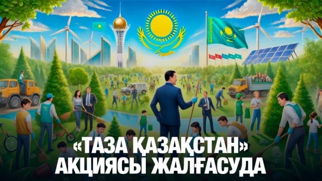 «Таза Қазақстан» акциясы жалғасуда