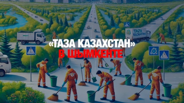 Первая весенняя экоакция «Таза Казахстан» прошла в Шымкенте