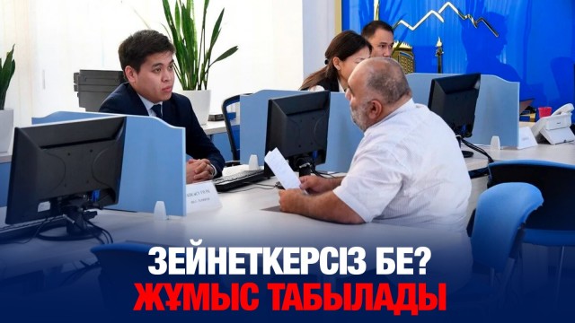 Жұмыс іздеген зейнеткерге қолдау