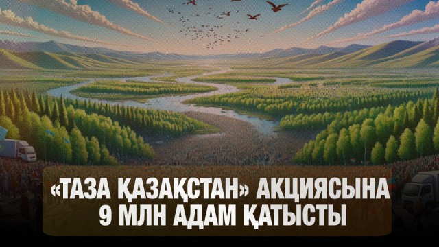 «Таза Қазақстан» акциясына 9 миллион адам қатысты