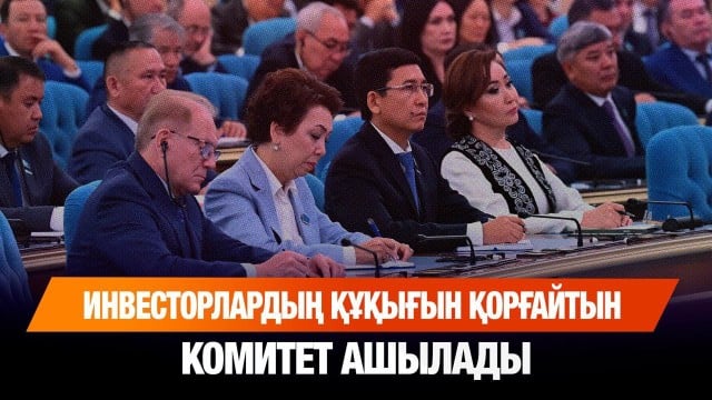 Инвесторлардың құқығын қорғайтын комитет ашылады
