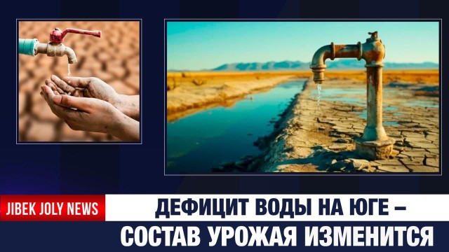 Нехватку воды прогнозируют на юге Казахстана