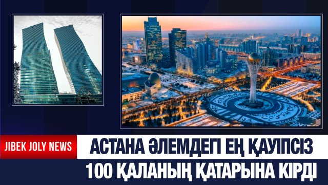 Астана әлемдегі ең қауіпсіз 100 қаланың қатарына кірді