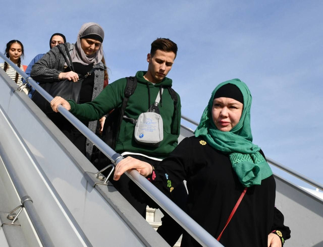 Kazakh nationals, family members evacuated from Gaza Strip arrive in Almaty