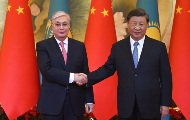 Kazakh President, Chinese leader hold talks in Beijing
