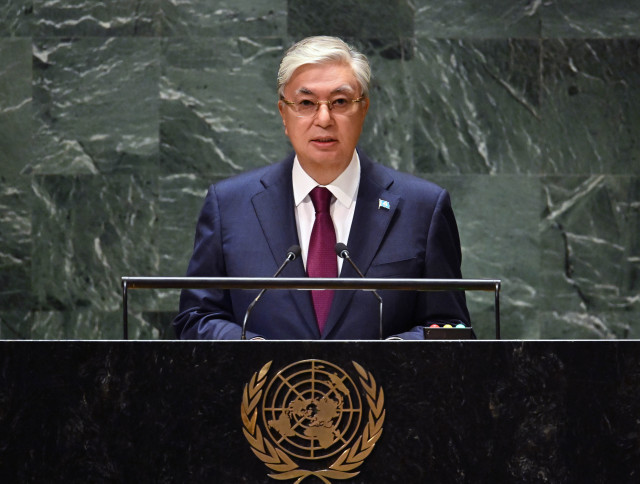 К.Токаев выступил на общих дебатах в рамках 78-й сессии Генеральной ассамблеи ООН