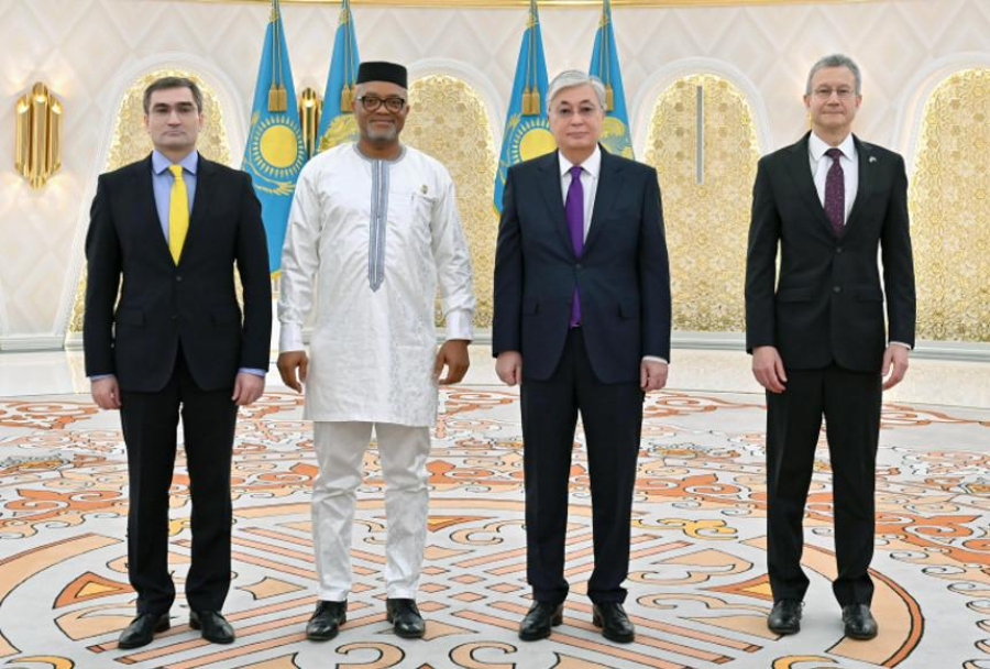 Kazakh President receives credentials of foreign ambassadors
