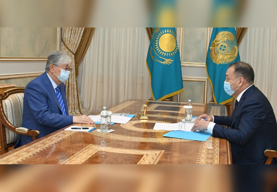 Kassym-Jomart Tokayev receives Deputy Prime Minister Yeraly Tugzhanov