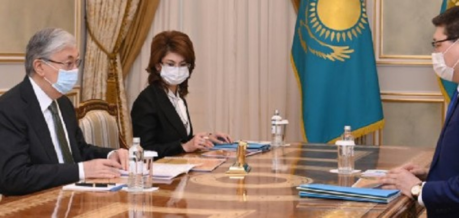 Kazakh President Kassym-Jomart Tokayev receives Chairman of Khabar Agency Berik Uali