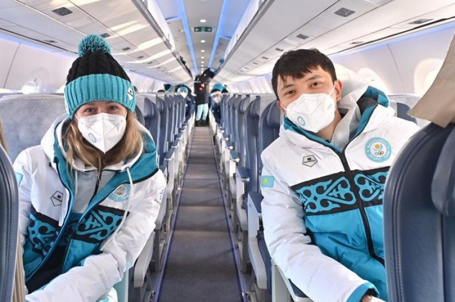 Part of Kazakhstan’s National Team arrives in Beijing for 2022 Winter Olympics