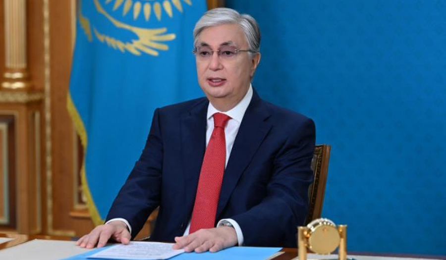 Kazakh President Kassym-Jomart Tokayev addresses 76th session of UN General Assembly