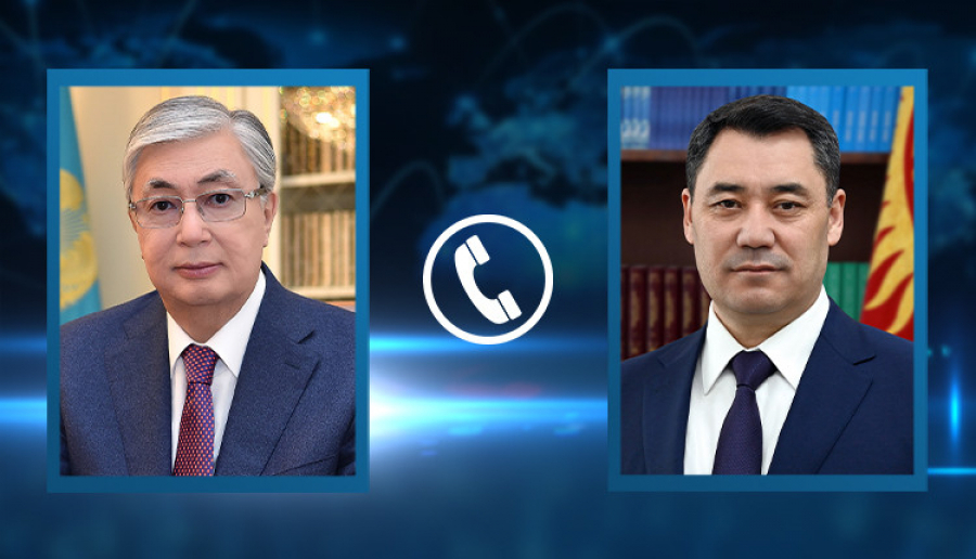 Kassym-Jomart Tokayev held phone conversation with President of Kyrgyzstan Sadyr Japarov