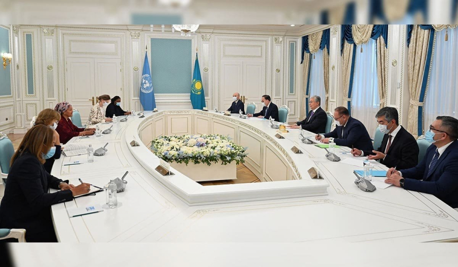 Press briefing by UN Deputy Secretary-General Amina J. Mohammed held in Kazakh capital