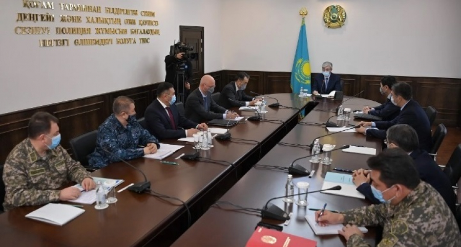Президент РК провел заседание оперативного штаба