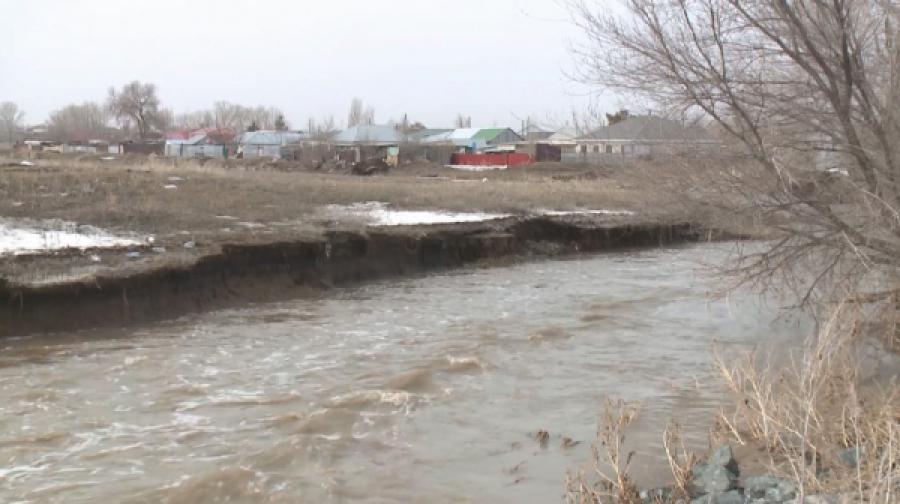 Situation with flooding in Kazakhstan