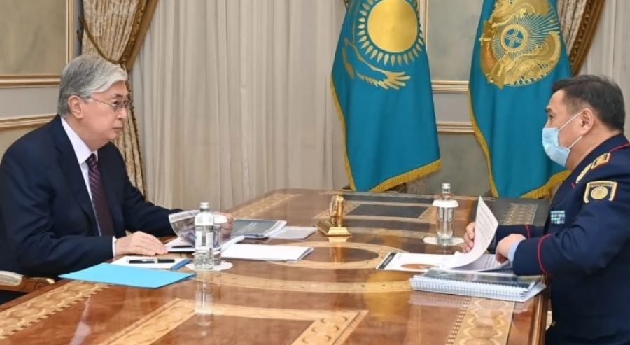 К. Токаев принял Министра внутренних дел Казахстана