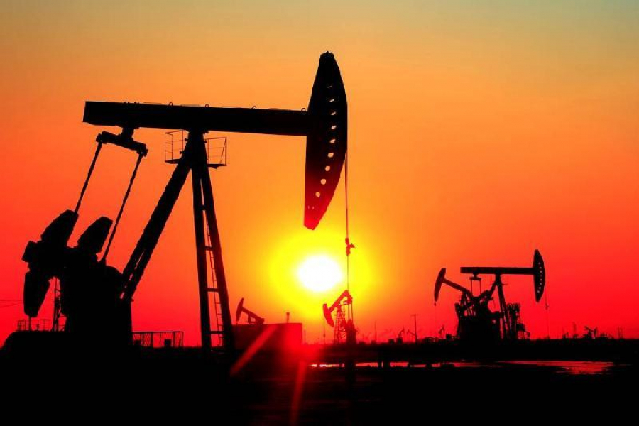 Цена на нефть марки Brent упала ниже 97 долларов за баррель