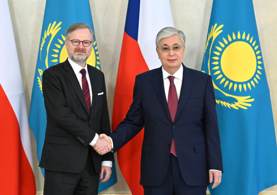 President Tokayev receives Czech Prime Minister Petr Fiala