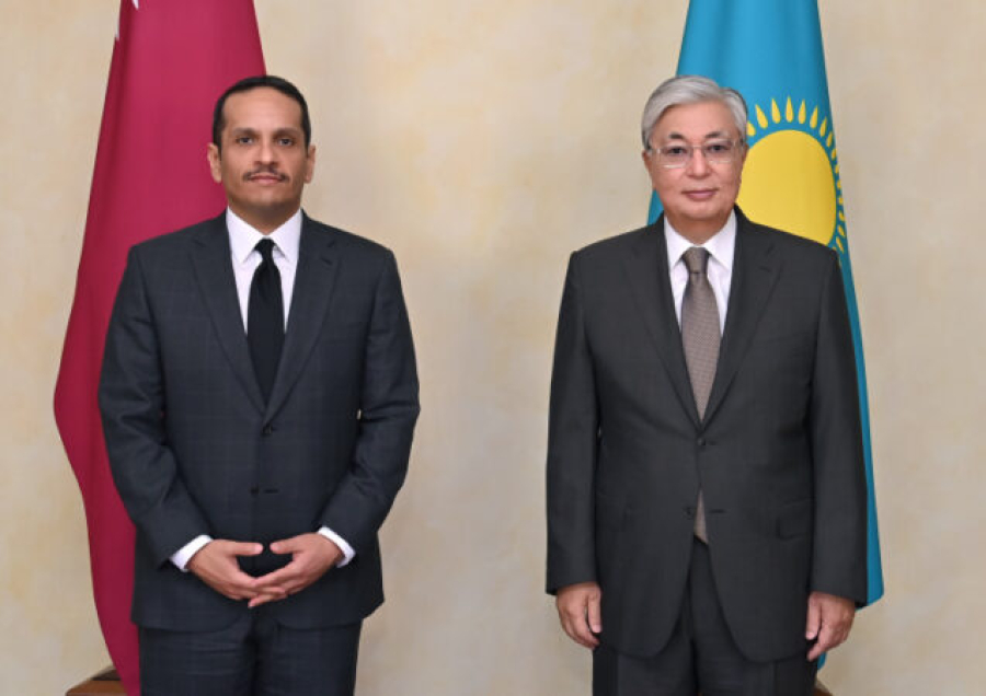 Kassym-Jomart Tokayev receives Qatari Foreign Minister