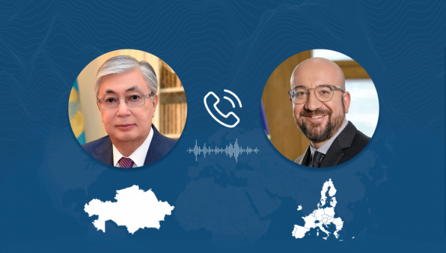 Tokayev holds phone call with European Council President