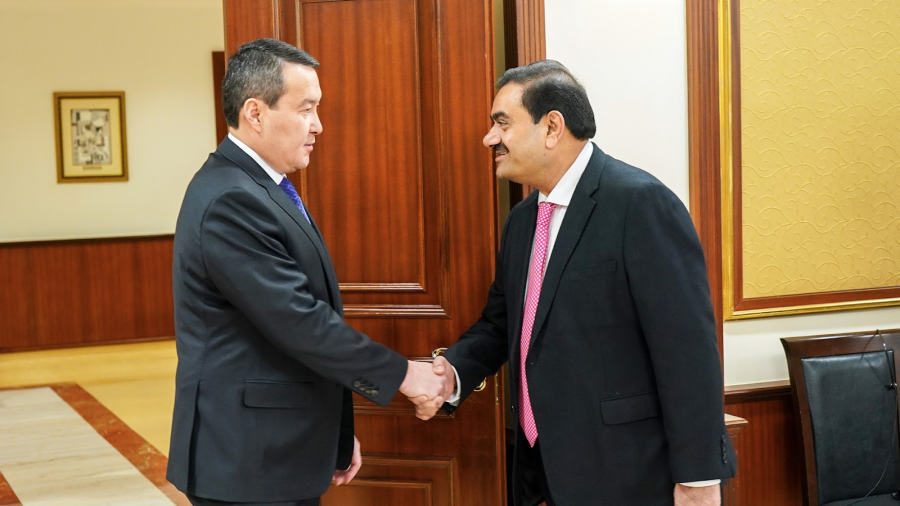 Kazakh PM and Adani Group Chairman discuss promising investment projects