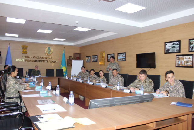 UN military observer training underway in Kazakhstan